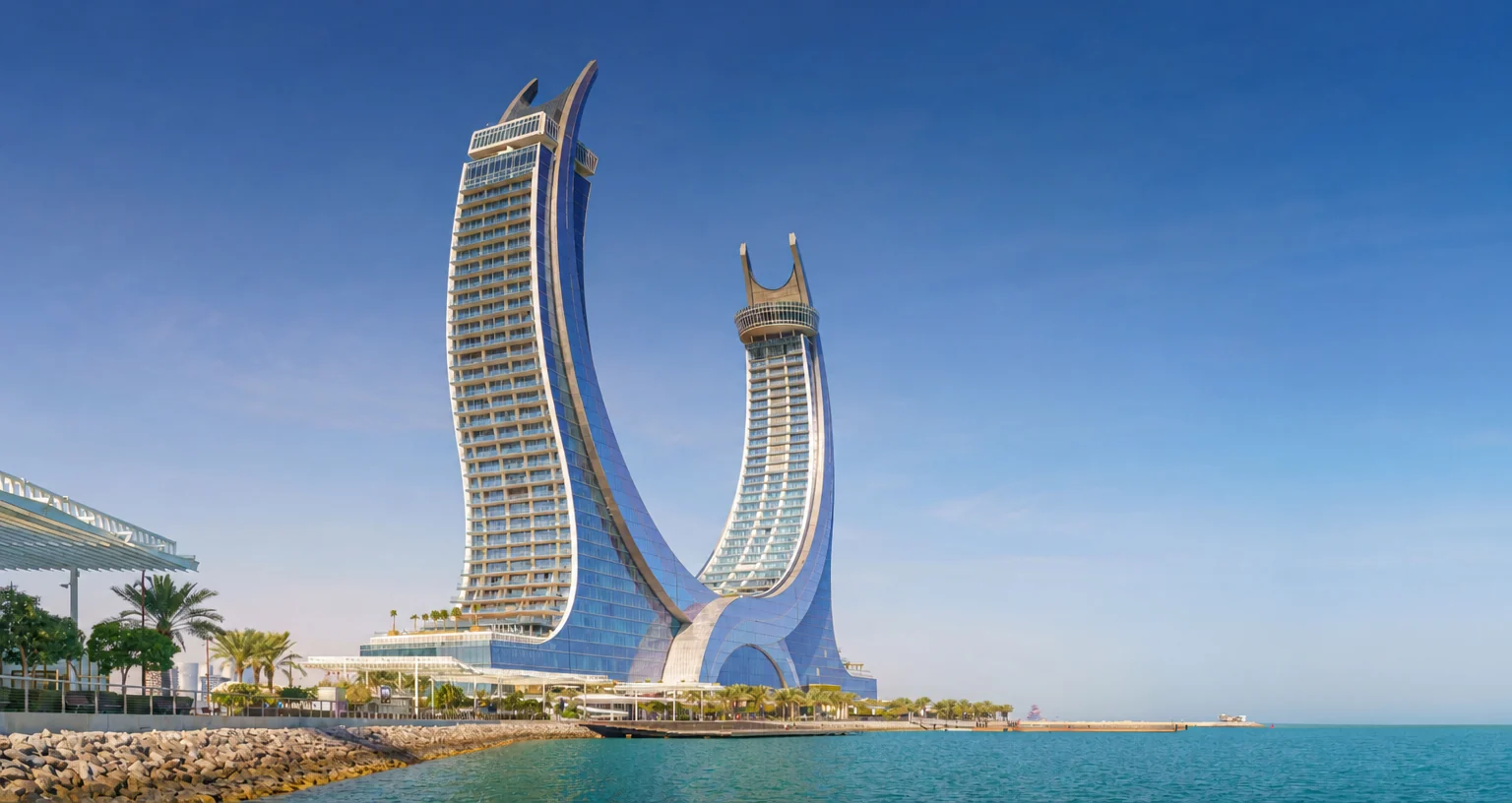 Seaside residences in Lusail City, Qatar